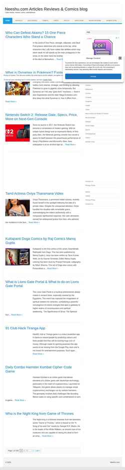 Schermata neeshu.com