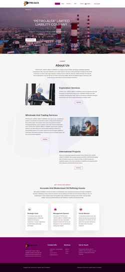Screenshot petroalfa.com
