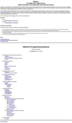 Zrzut ekranu neshla.sourceforge.net