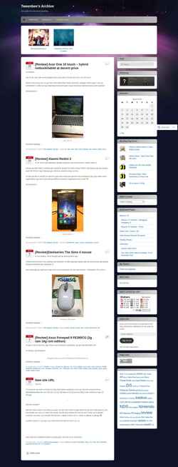 Screenshot blazingbee.wordpress.com