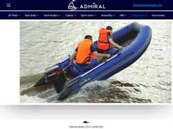 Skærmbillede admiralboat.com