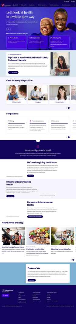 Captura de pantalla intermountainhealthcare.org