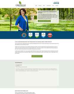 Screenshot greenleafaccounting.com