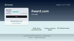 Screenshot iheard.com