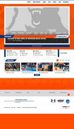 Captura de pantalla morganstatebears.com