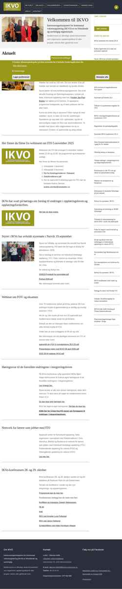 Captura de tela ikvo.no