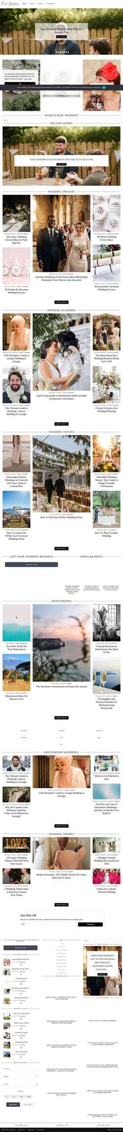 Screenshot realwedding.co.uk