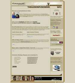 Captură de ecran theaudioinfusion.com