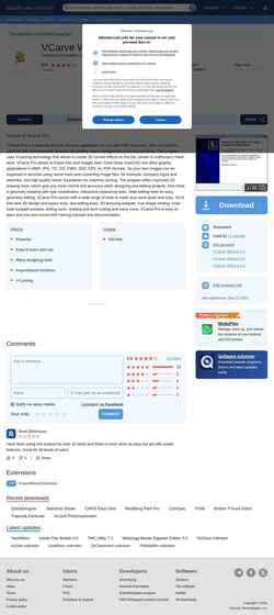 Ekraanipilt vcarve-wizard.software.informer.com