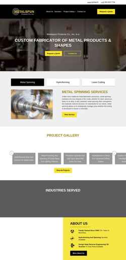 スクリーンショット metalspun.com