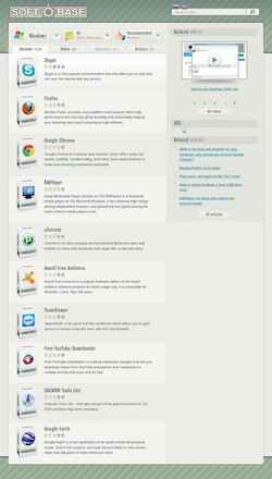 Captura de pantalla softobase.com