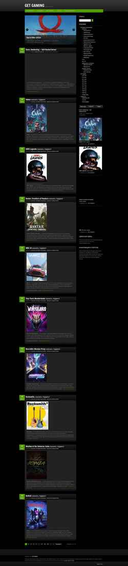 Captura de tela getgaming.ru
