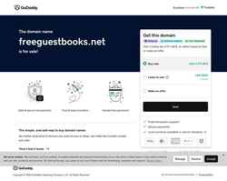 Posnetek zaslona freeguestbooks.net