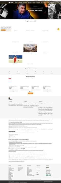 Snímek obrazovky trekshoes.ru