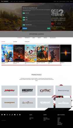 Posnetek zaslona thqnordic.com