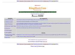 Screenshot www2.kinghost.com