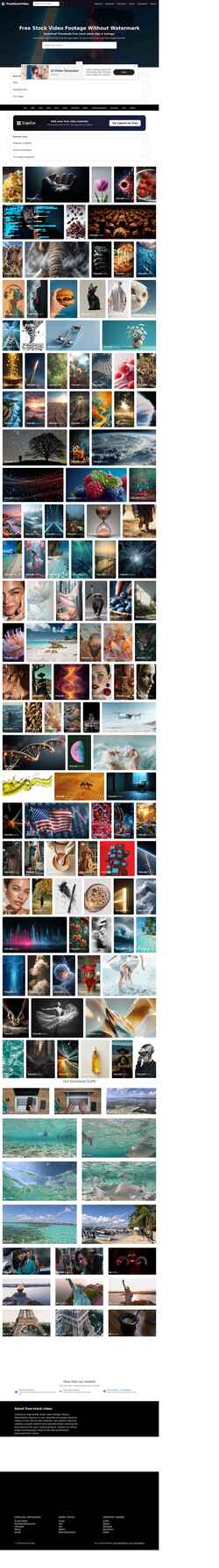 Posnetek zaslona free-stock.video