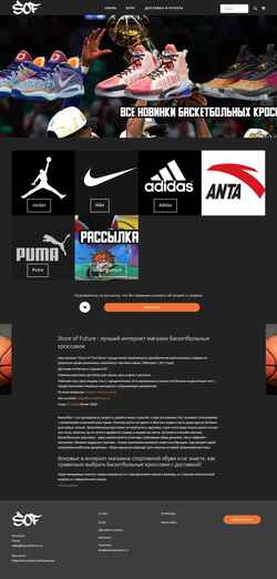 Снимак екрана storeoffuture.ru