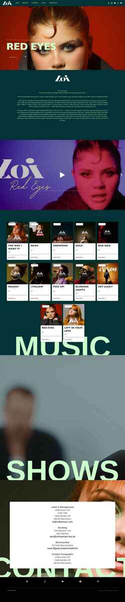 Képernyőkép loimusic.com