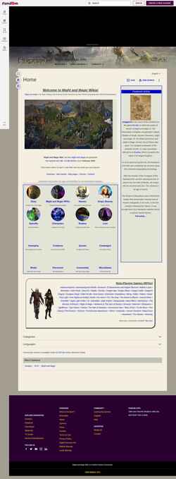 Снимак екрана mightandmagic.fandom.com