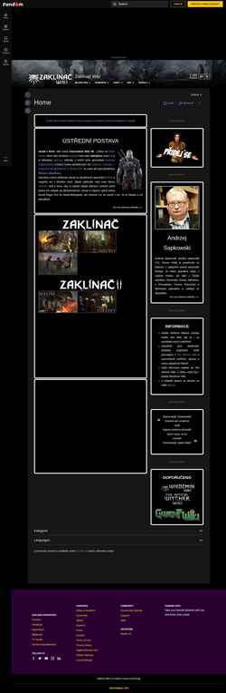 Képernyőkép zaklinac.fandom.com