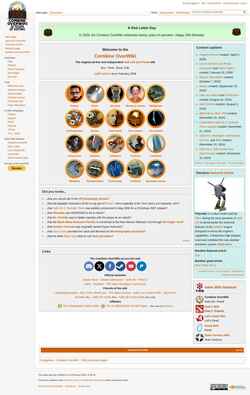 Posnetek zaslona combineoverwiki.net
