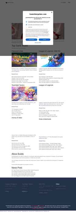 Skærmbillede gametimeprime.com
