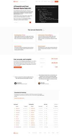 Snimka zaslona host.io