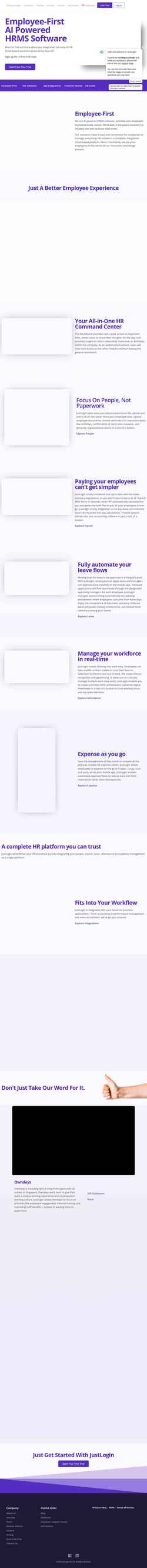 Captură de ecran justlogin.com