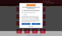 Screenshot convertstandard.com