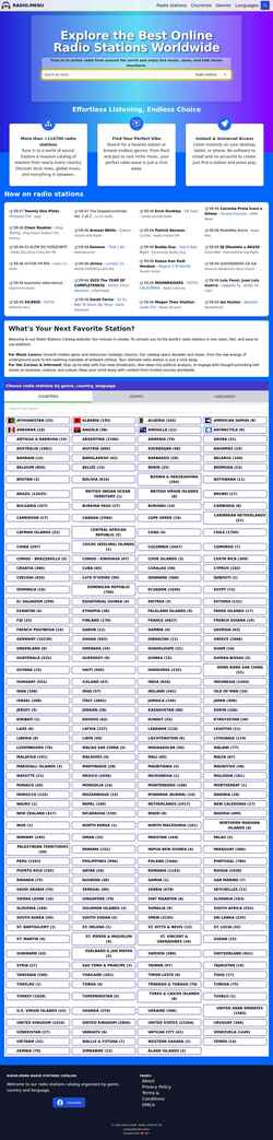 Captură de ecran radio.menu