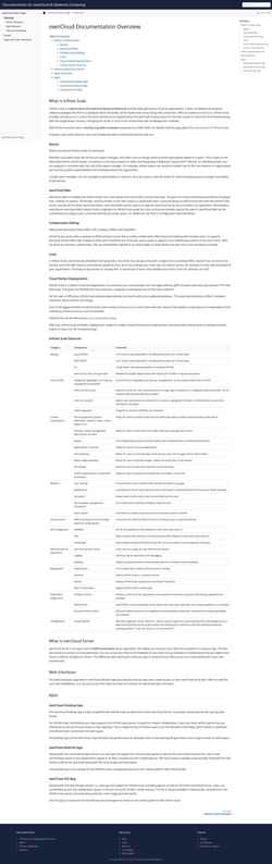 Schermata doc.owncloud.com