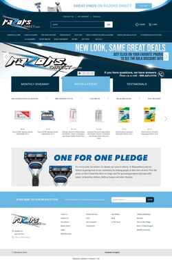 Screenshot razorsdirect.com