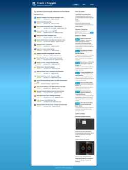 Snímek obrazovky crackzkeygen.com