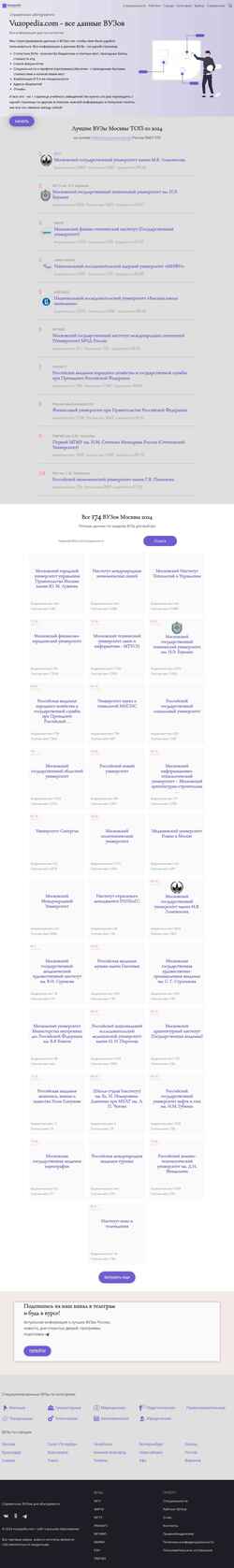 Zrzut ekranu vuzopedia.com
