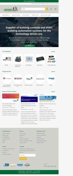 Skjermdump buildingcontrolsgroup.com