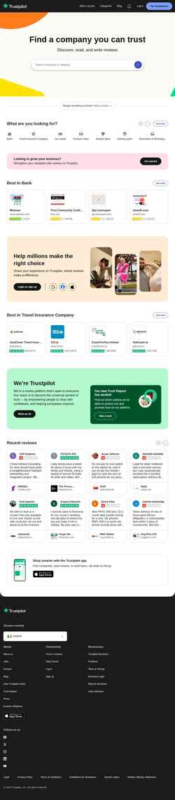 Ekraanipilt ie.trustpilot.com