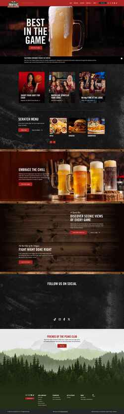 Skærmbillede twinpeaksrestaurant.com