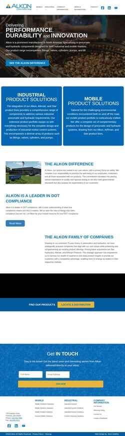 Schermata alkoncorp.com