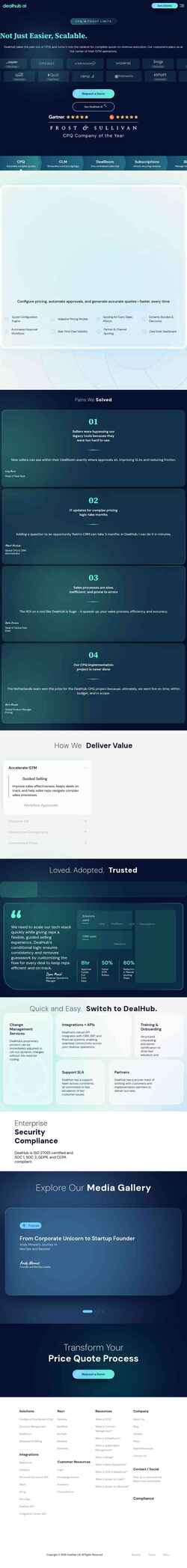 Captura de pantalla dealhub.io