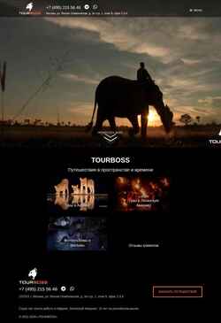 Captura de tela tourboss.ru