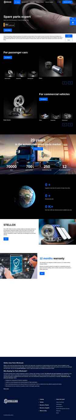 Zrzut ekranu stellox.com