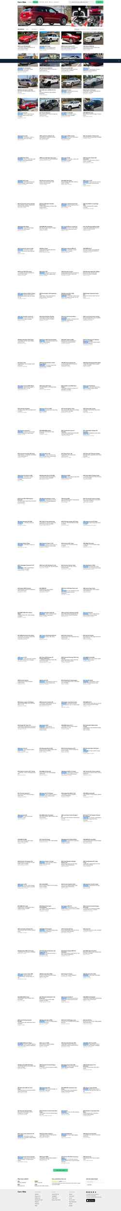 Screenshot carsandbids.com