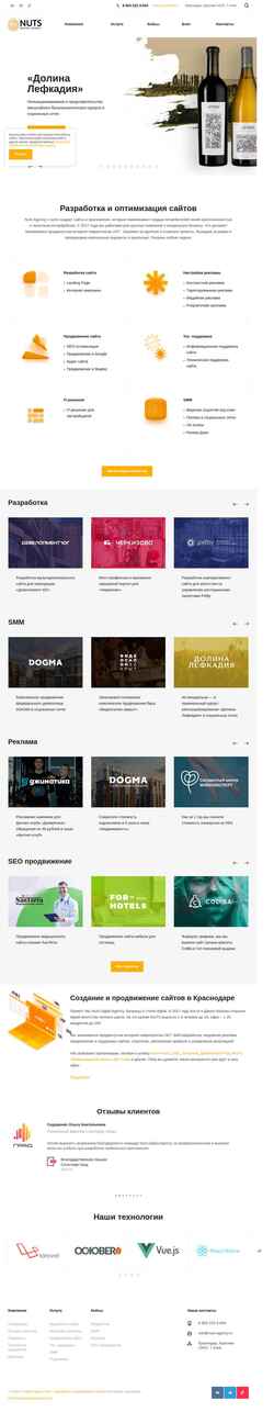 Screenshot nuts-agency.ru