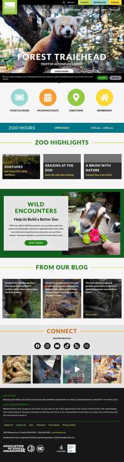 Screenshot zoo.org