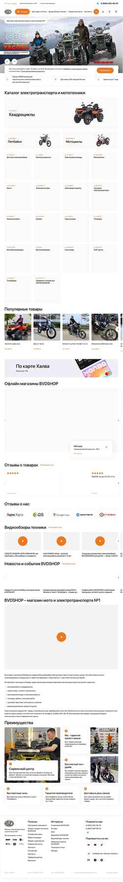 Snímka obrazovky samara.bvdshop.ru