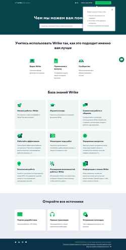 Снимак екрана help.wrike.com