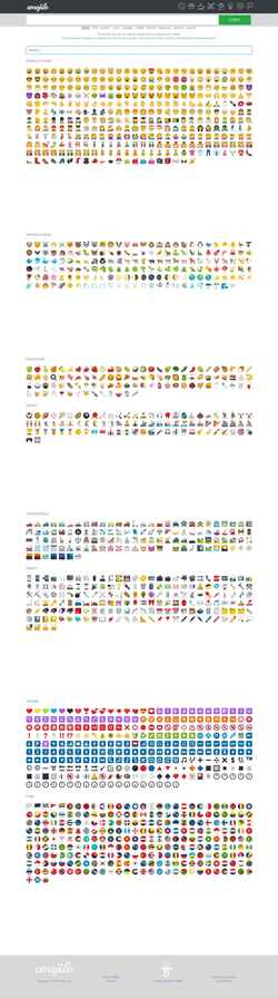 Skærmbillede emojilo.com