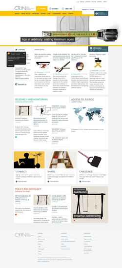 Skærmbillede archive.crin.org