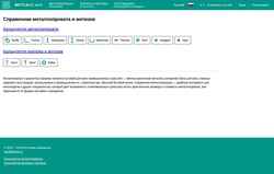 Скриншот metcalc.ru